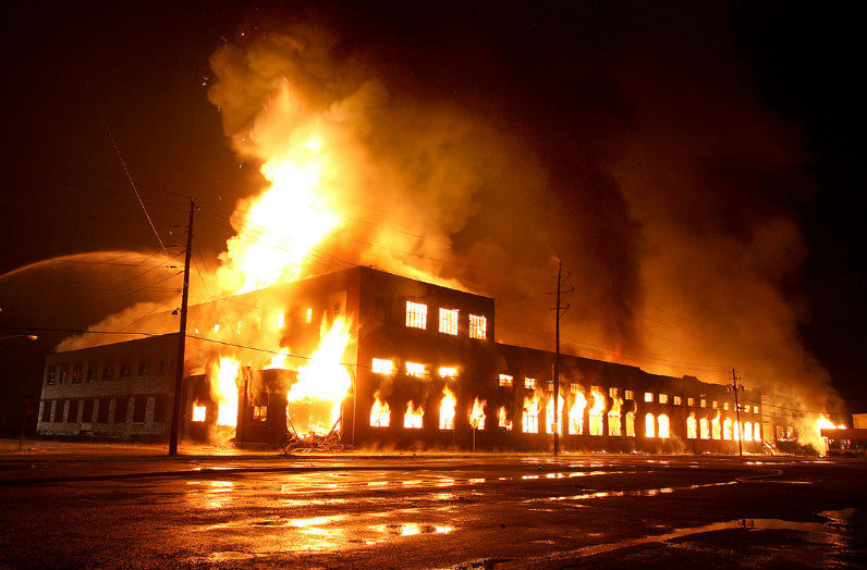 Estabilidad al fuego de estructura metálica de nave industrial